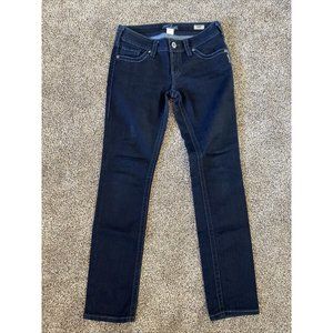 Women’s SILVER  Jeans 27 X 31 “Suki” Super Skinny Dark Wash Blue Stretch Denim